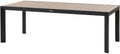 Table de jardin en aluminium effet bois pour 8 personnes - Honey et Graphite