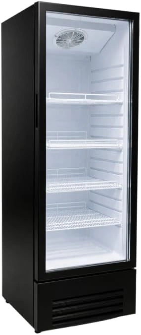 Cave à Vin Réfrigérée 355 L, Noire et Blanche – Porte en Verre