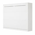 Lit Escamotable Horizontal 140x200cm Blanc