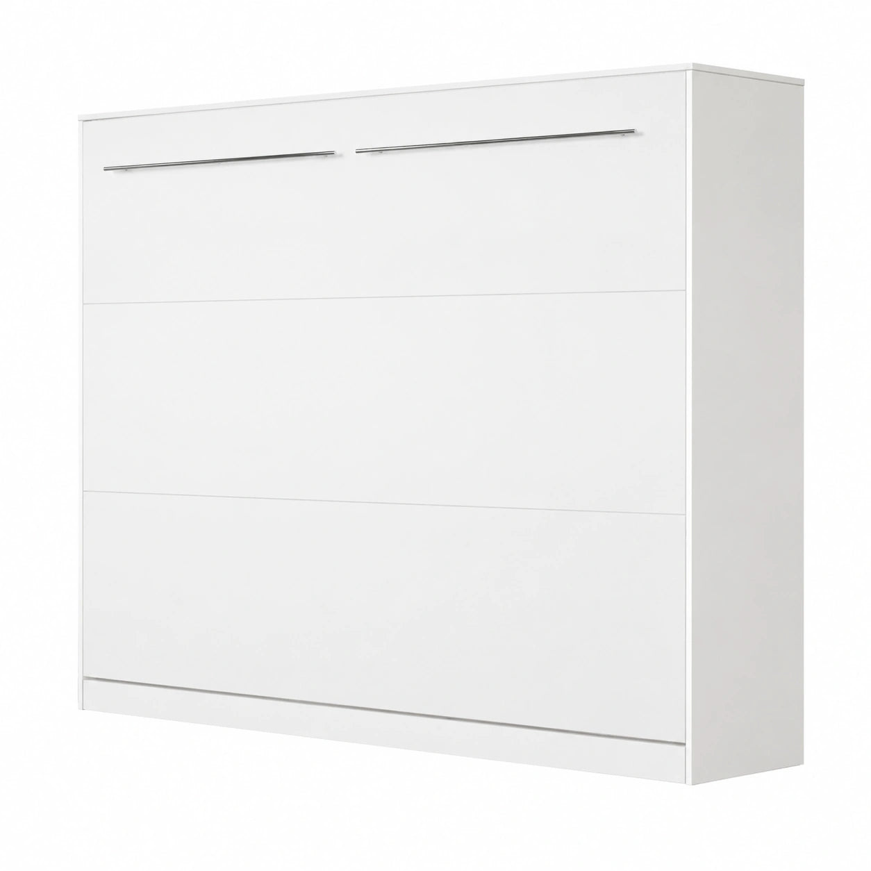 Lit Escamotable Horizontal 140x200cm Blanc