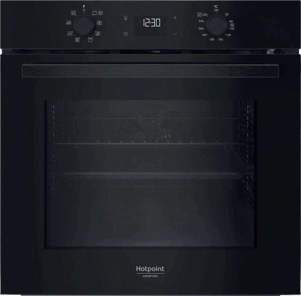 Hotpoint Four Encastrable 71L Pyrolyse A++ Noir