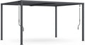Pergola Bioclimatique en Acier 3x4m avec Lames Orientables - Gris Anthracite