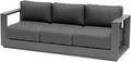 Canapé d'extérieur Hespéride Allure en Graphite et Gris Zebrano