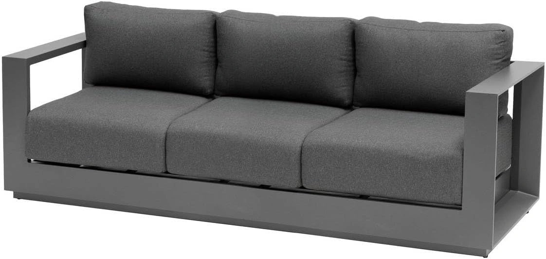 Canapé d'extérieur Hespéride Allure en Graphite et Gris Zebrano