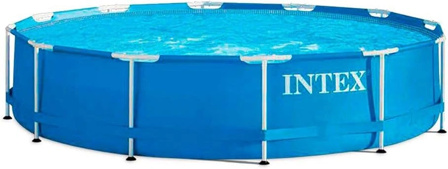 Piscine Hors Sol Intex Ronde avec Cadre Métallique, Diamètre 3,66m, Hauteur 0,76m