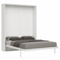 Lit escamotable vertical 140x200 en frêne blanc