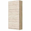 Lit escamotable vertical 90x200 cm en chêne Sonoma