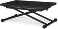 Table Basse Élevable Philadelphia en Noir Carbone - Design Moderne