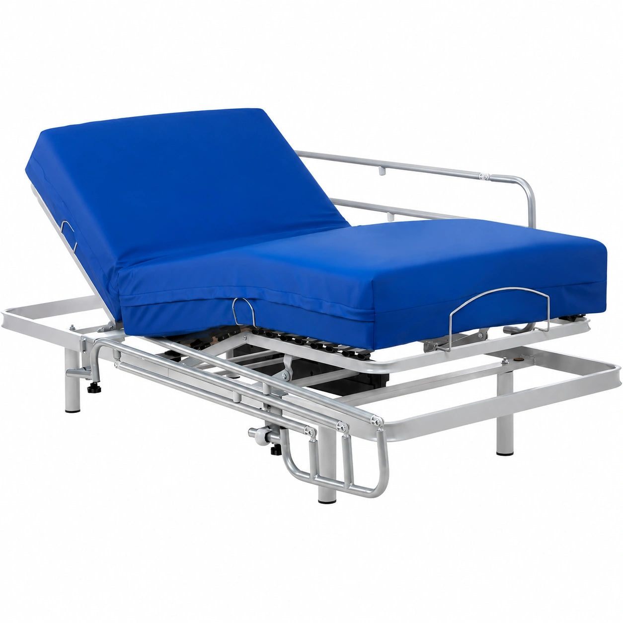 Lit électrique ajustable 80x200 cm avec matelas mémoire de forme et housse imperméable