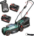 Ensemble Tondeuse à Gazon Sans Fil 20V Parkside avec 2 Batteries 4Ah et Porte-clés