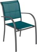 Chaise de Jardin Empilable Piazza Bleu en Aluminium