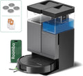 Aspirateur Robot iRobot Roomba Combo 415 - AutoNettoyage Avancé - 20KPa - Base Multifonctionnelle - Lavage et Séchage Lingettes - Technologie LiDAR - 75 Jours Autovidage - Noir