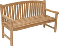 Banc de Jardin Lombok en Teck Massif Résistant