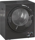 Sèche-linge Portable HOMCOM 850W avec Cuve en Acier Inoxydable, 4 Modes de Séchage, Montage Mural, Noir