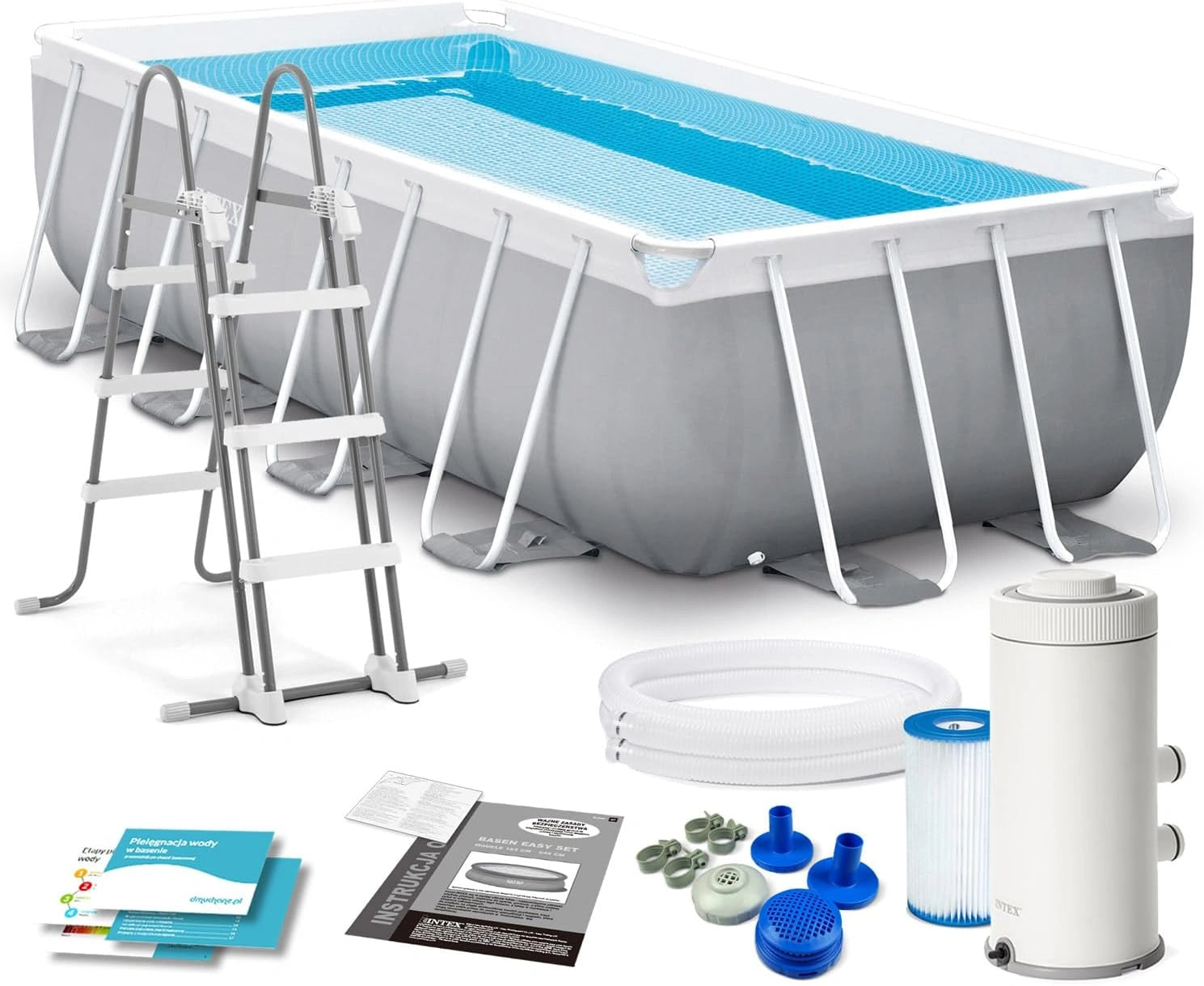 Piscine rectangulaire Prism Frame 4m x 2m x 1m par Intex