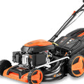 FUXTEC Tondeuse Autoportée Électrique FX-RM5196eSPRO - 51 cm, Vitesse Variable, Mulching, Hauteur Réglable, Bac de 60 L